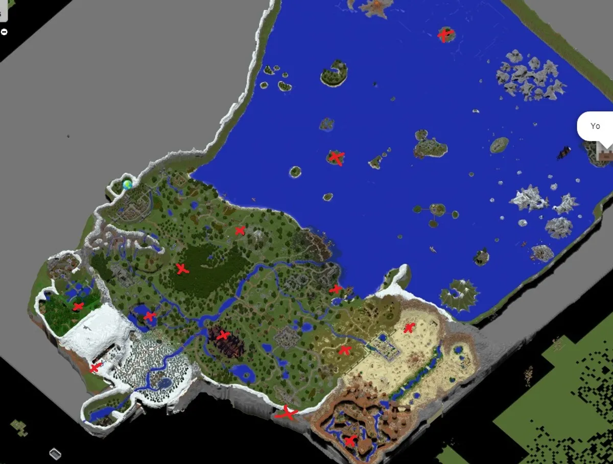 A map showing Wynn as it was in 2014.