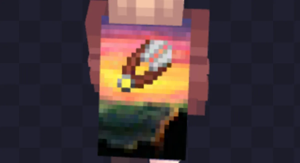 A user wearing the Wynnvets cape.
