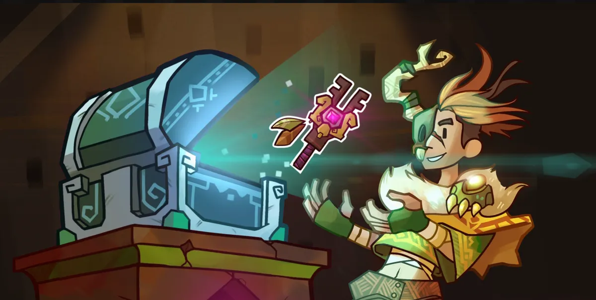 Wynncraft's lootrun release art.